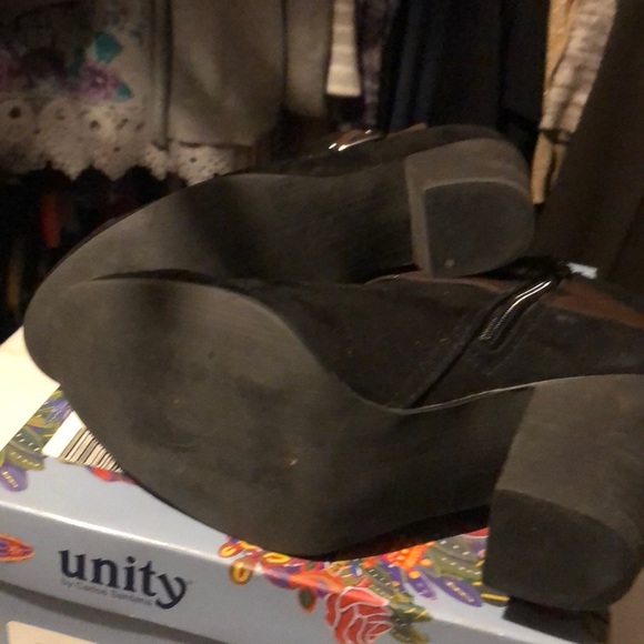 Faux suede booties - Picture 3 of 5